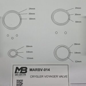 CHRYSLER VOYAGER EXPANSION VALVE