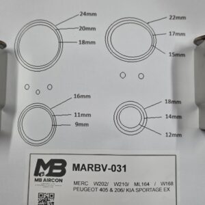 MERC W202, W210, ML W164, W166, W168, PEUGEOT 405 & 206 &  KIA SPORTAGE EXPANSION VALVE