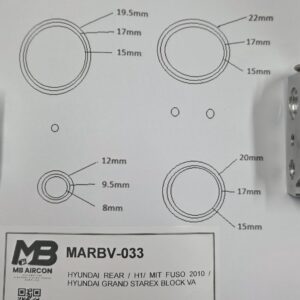 HYUNDAI REAR, H1,  MITSUBISHI FUSO 2010,  HYUNDAI GRAND STAREX EXPANSION VALVE