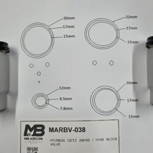 HYUNDAI GETZ & HI00 EXPANSION VALVE
