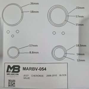 JEEP CHEROKEE 2006-2010 EXPANSION VALVE