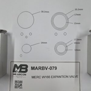 MERC W166 EXPANSION VALVE