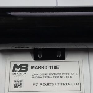 JOHN DEERE RECEIVER DRYER 3/8 O-RING MALE/FEMALE IN LINE